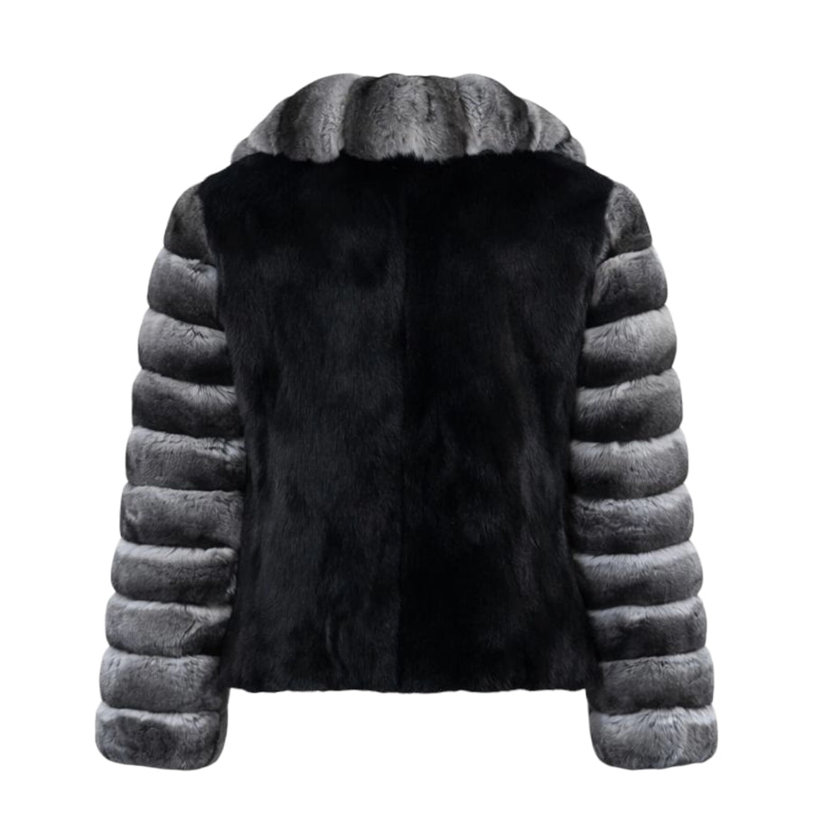 Chinchilla Coat with Mink