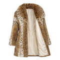 Lynx Trench Coat with Collar