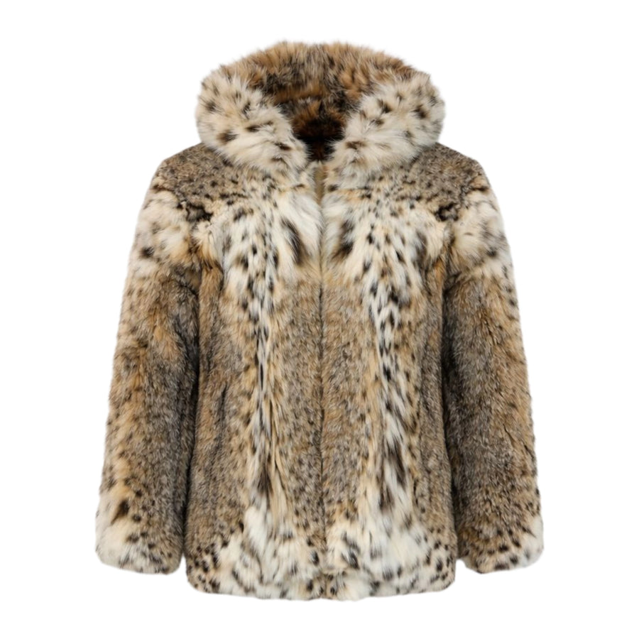 Lynx Coat with Hood