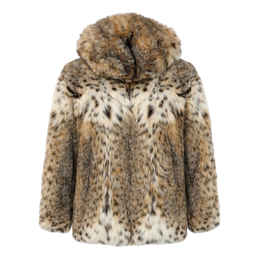 Lynx Coat with Hood