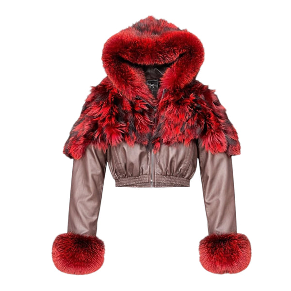 Simon Leather with Lynx or Fox