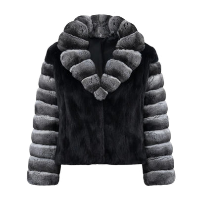 Chinchilla Coat with Mink