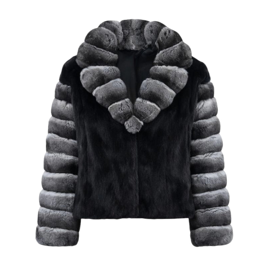Chinchilla Coat with Mink