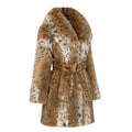 Lynx Trench Coat with Collar