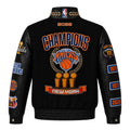 New York Knicks 2026 NBA Champions Wool & Leather Jacket (Pre-Order)
