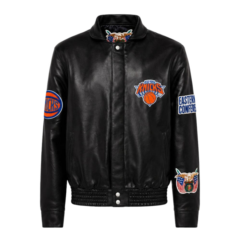 New York Knicks Full Leather Jacket