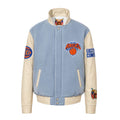 New York Knicks Wool & Leather Varsity Jacket