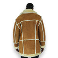 Cognac Shearling with Collar