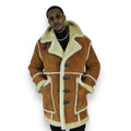 Cognac Shearling with Collar