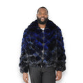 Natural Crosscut Chinchilla Bomber