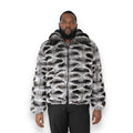 Natural Crosscut Chinchilla Bomber