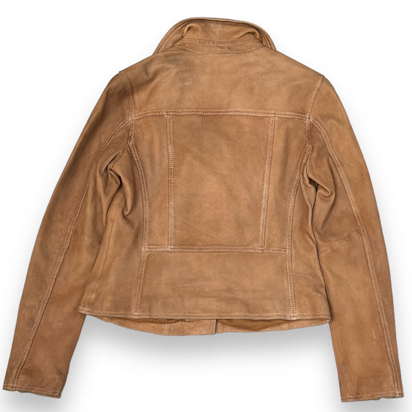 Basic Leather with Slanted Zippers
