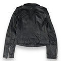 Basic Leather with Slanted Zippers