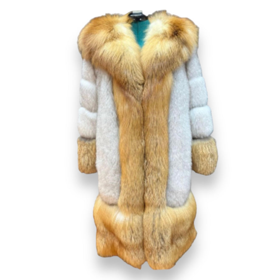 Natural Red/Blue Fox Combo