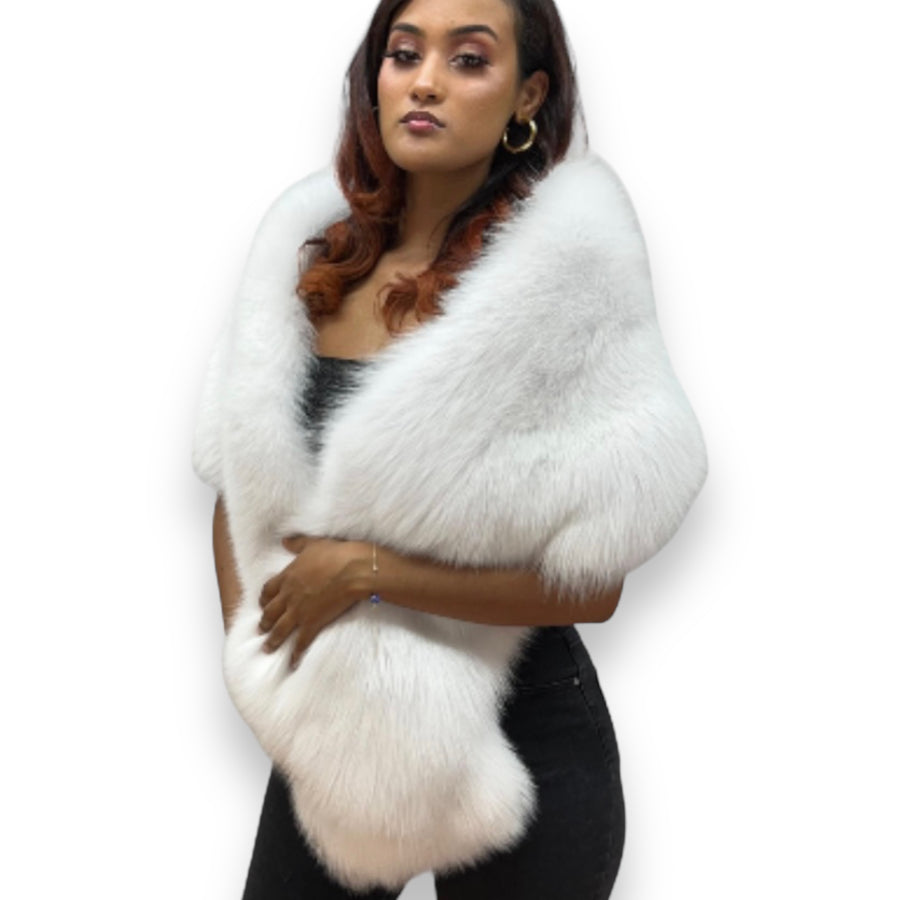 Natural Blue Shawl