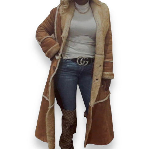 Long Shearling Coat