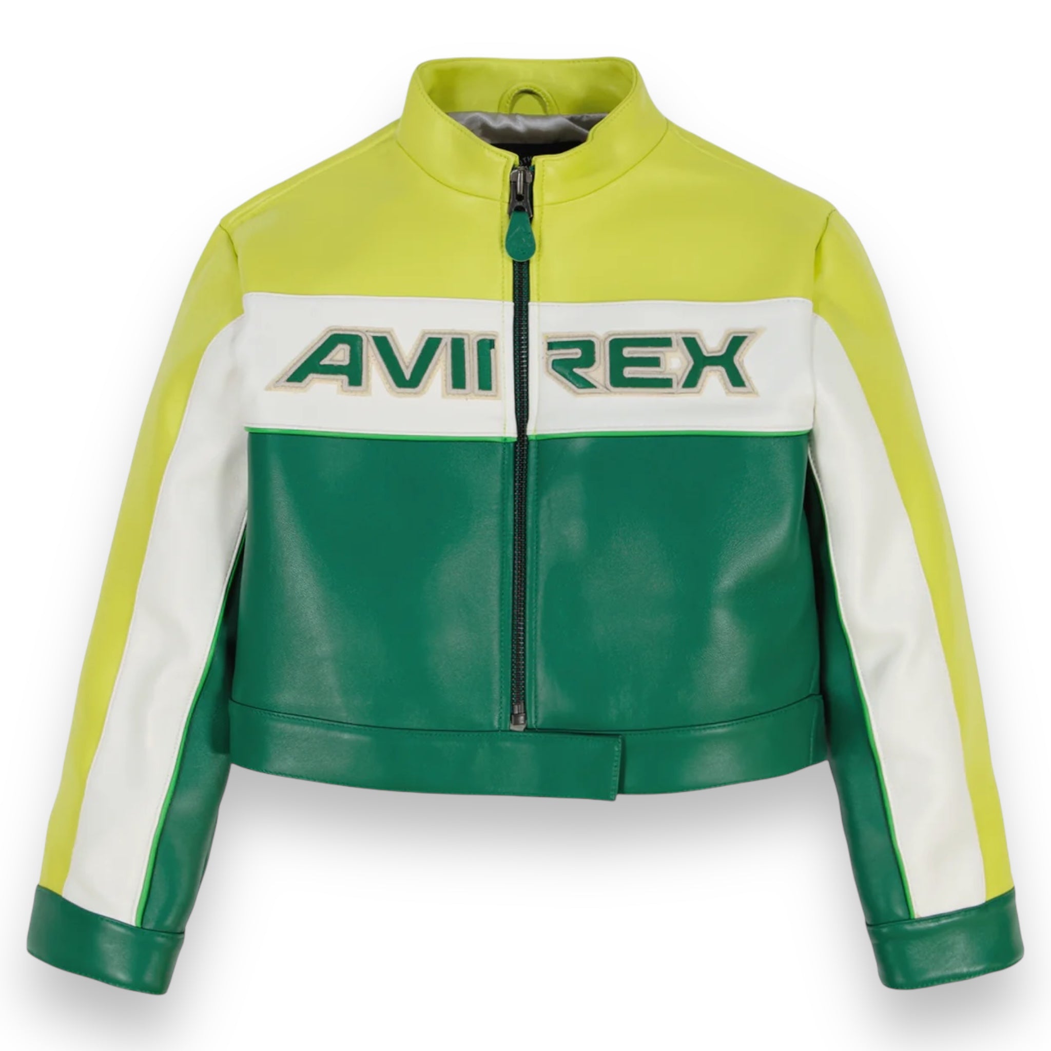 Cropped Colorblock Moto Jacket – Daniel's Leather