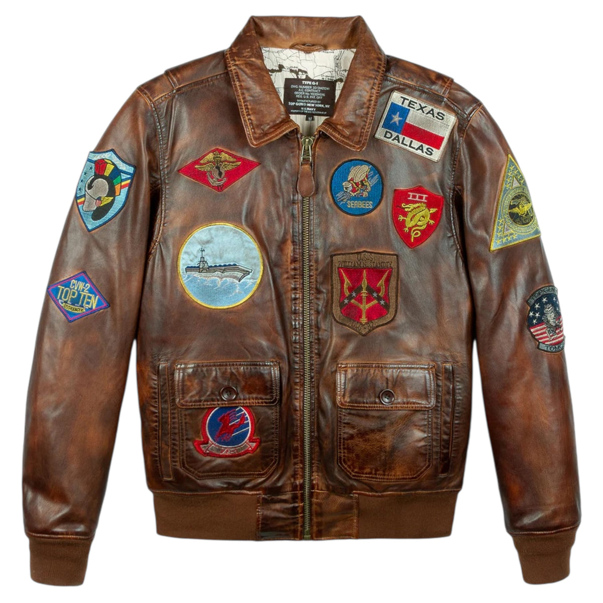 Top Gun Vintage Series Leather Jacket