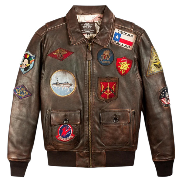 Top Gun Vintage Series Leather Jacket