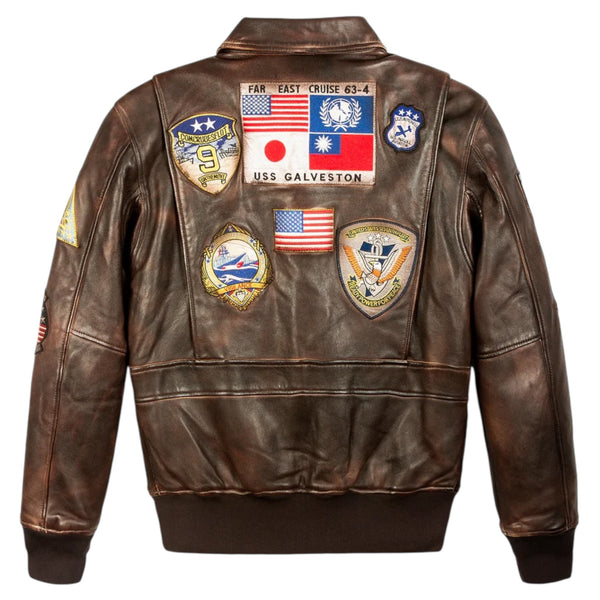 Top Gun Vintage Series Leather Jacket