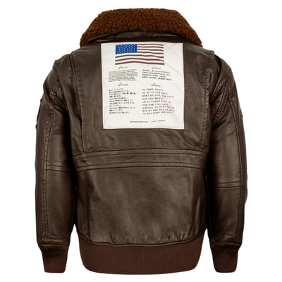 Top Gun Kids PU Aviator Bomber