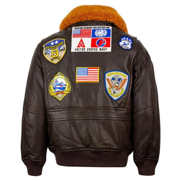 Top Gun 1.0 Official Kids Leather Jacket