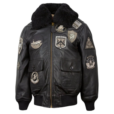 Top Gun 1.0 Official Kids Leather Jacket