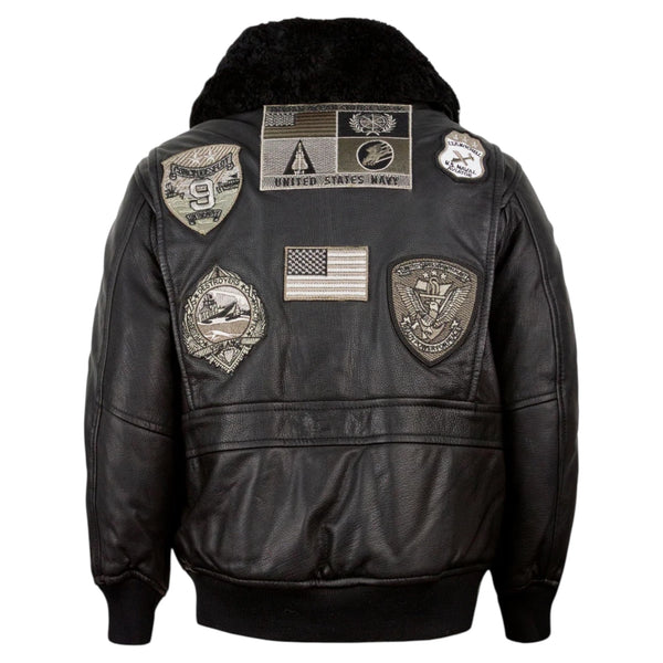 Top Gun 1.0 Official Kids Leather Jacket