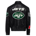 New York Jets Full Leather Jacket Black