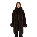 Mink Coat with Fox Trims