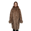 Mink Coat with Fox Trims