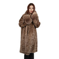 Mink Coat with Fox Trims