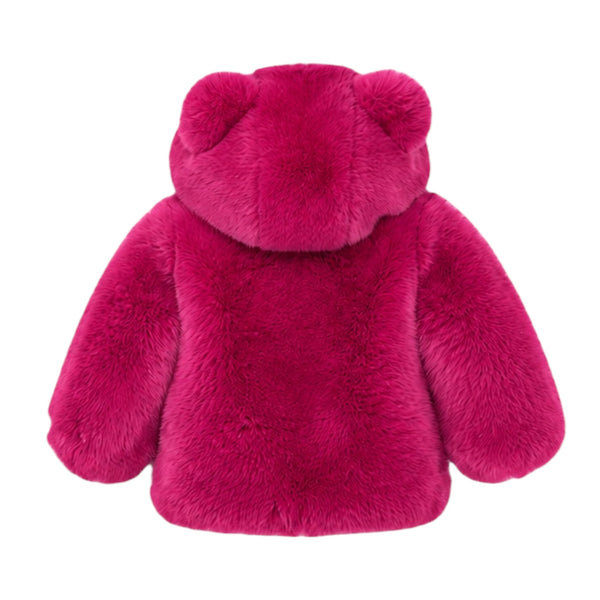 Kid's Faux Fur with Ears Jacket