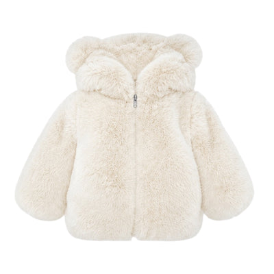 Kid's Faux Fur with Ears Jacket
