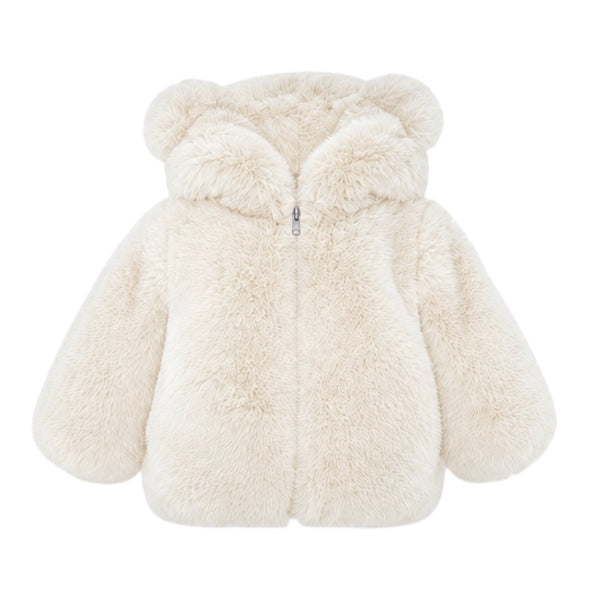 Kid's Faux Fur with Ears Jacket