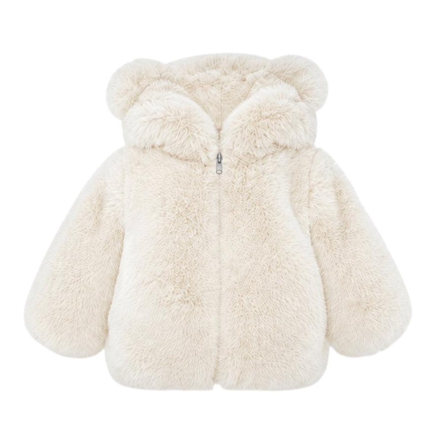 Kid's Faux Fur with Ears Jacket