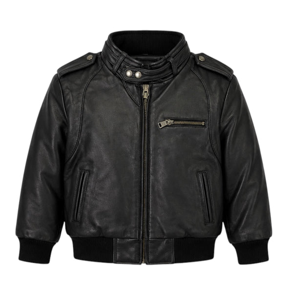 Leather Jacket with Zipper