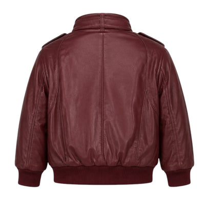 Leather Jacket with Zipper