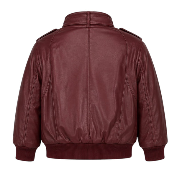 Leather Jacket with Zipper