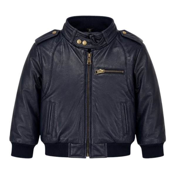 Leather Jacket with Zipper