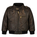 Leather Jacket with Zipper