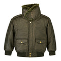 Leather Jacket with Furry Collar