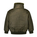 Leather Jacket with Furry Collar