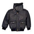 Leather Jacket with Furry Collar