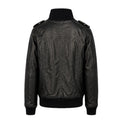 Leather Jacket with Chest Pockets