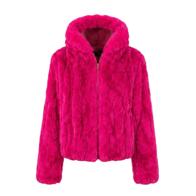 Kid's Rabbit Fur Jacket