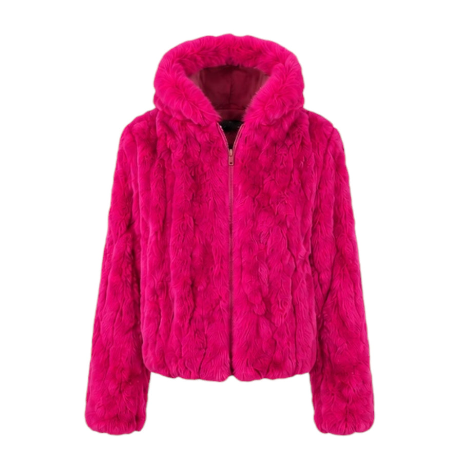 Kid's Rabbit Fur Jacket