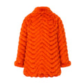 Double Sided Fur/Rain Coat
