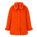 Double Sided Fur/Rain Coat