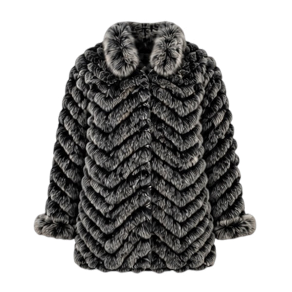 Double Sided Fur/Rain Coat